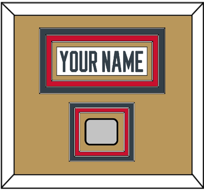 Vegas Nameplate & 2023 Stanley Cup Champions Patch - Road White - Premier Tier 4