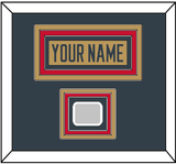 Vegas Nameplate & 2023 Stanley Cup Champions Patch - Alternate Gold - Triple Mat 2