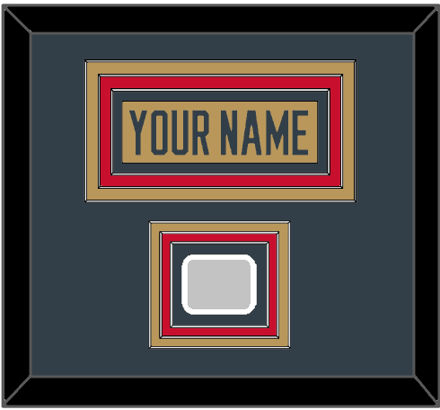 Vegas Nameplate & 2023 Stanley Cup Finals Patch - Alternate Gold - Premier Tier 2