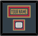 Vegas Nameplate & 2023 Stanley Cup Champions Patch - Alternate Gold - Triple Mat 2