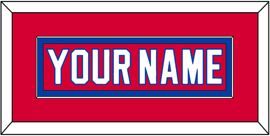 Washington Nameplate - Road Red (1987-1995) - Essential Tier 2