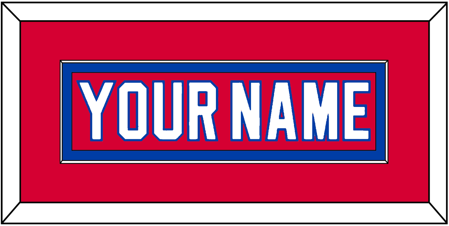 Washington Nameplate - Alternate Red (2018-2020) - Essential Tier 2