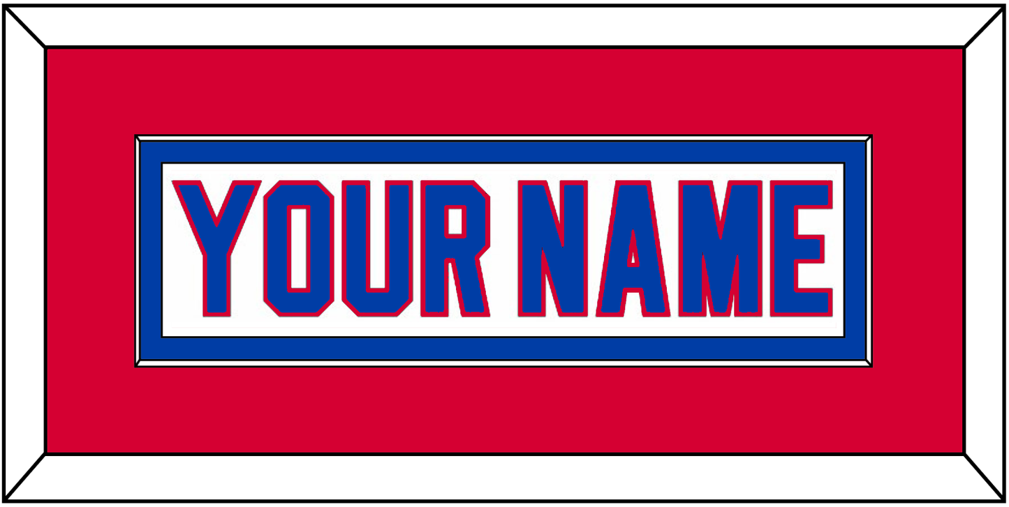 Washington Nameplate - 2011 Winter Classic White Jersey - Essential Tier 2