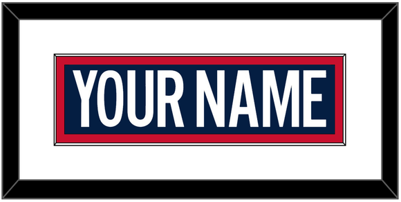 Washington Nameplate - Alternate Blue - Single Mat 1