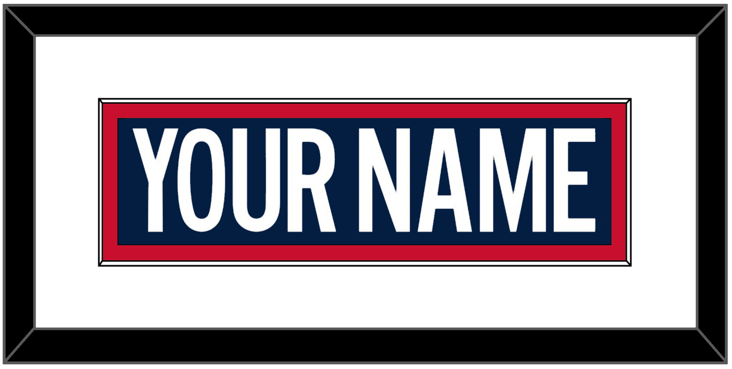 Washington Nameplate - 2018 Stadium Series Blue Jersey - Essential Tier 1