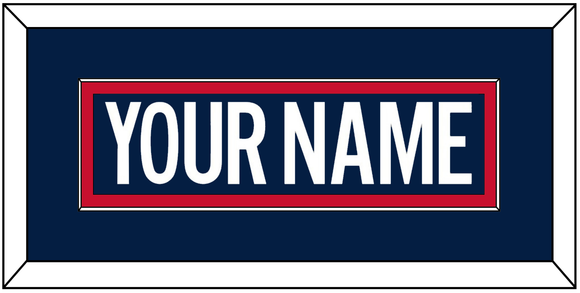 Washington Nameplate - Alternate Blue - Single Mat 2