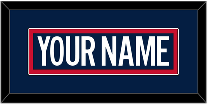 Washington Nameplate - 2018 Stadium Series Blue Jersey - Essential Tier 2