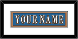 Washington Nameplate - Road Blue (1995-2000) - Single Mat 1