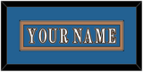 Washington Nameplate - Road Blue (1995-2000) - Single Mat 2