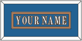 Washington Nameplate - Road Blue (1995-2000) - Single Mat 2