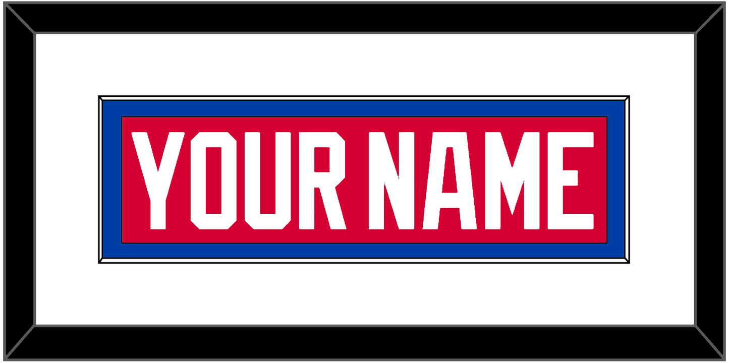 Washington Nameplate - Road Red (1979-1987) - Essential Tier 1