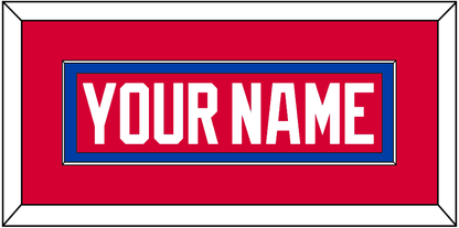 Washington Nameplate - Road Red (1979-1987) - Essential Tier 2