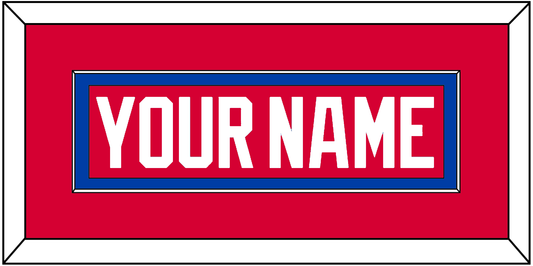 Washington Nameplate - Road Red (1979-1987) - Essential Tier 2
