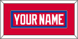 Washington Nameplate - Road Red (1979-1987) - Single Mat 2
