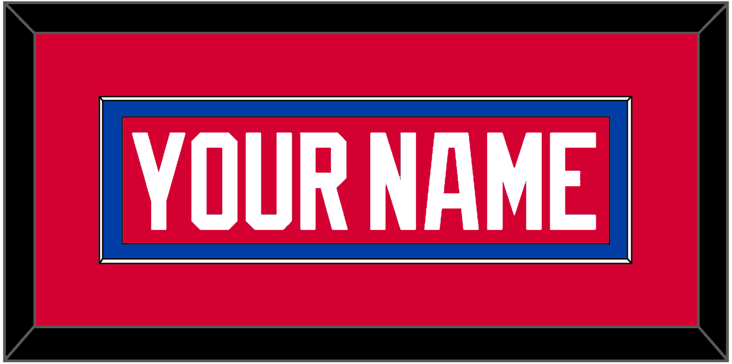 Washington Nameplate - Road Red (1979-1987) - Essential Tier 2