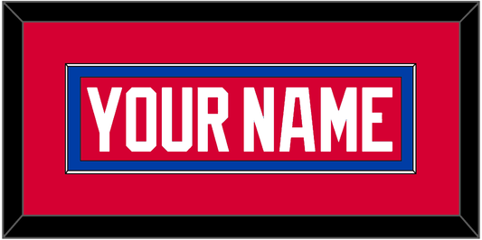 Washington Nameplate - Road Red (1979-1987) - Essential Tier 2