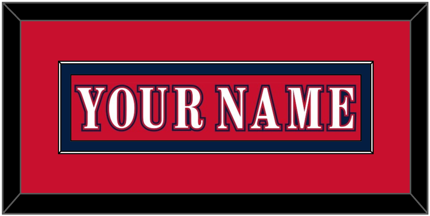 Washington Nameplate - Reverse Retro Red (2020-2021) - Essential Tier 1