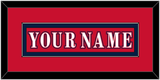 Washington Nameplate - Reverse Retro Red (2020-2021) - Single Mat 1