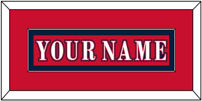 Washington Nameplate - Reverse Retro Red (2020-2021) - Essential Tier 1