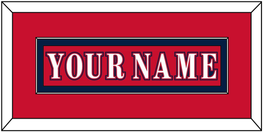 Washington Nameplate - Reverse Retro Red (2020-2021) - Essential Tier 1