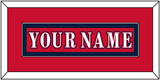 Washington Nameplate - Reverse Retro Red (2020-2021) - Single Mat 1