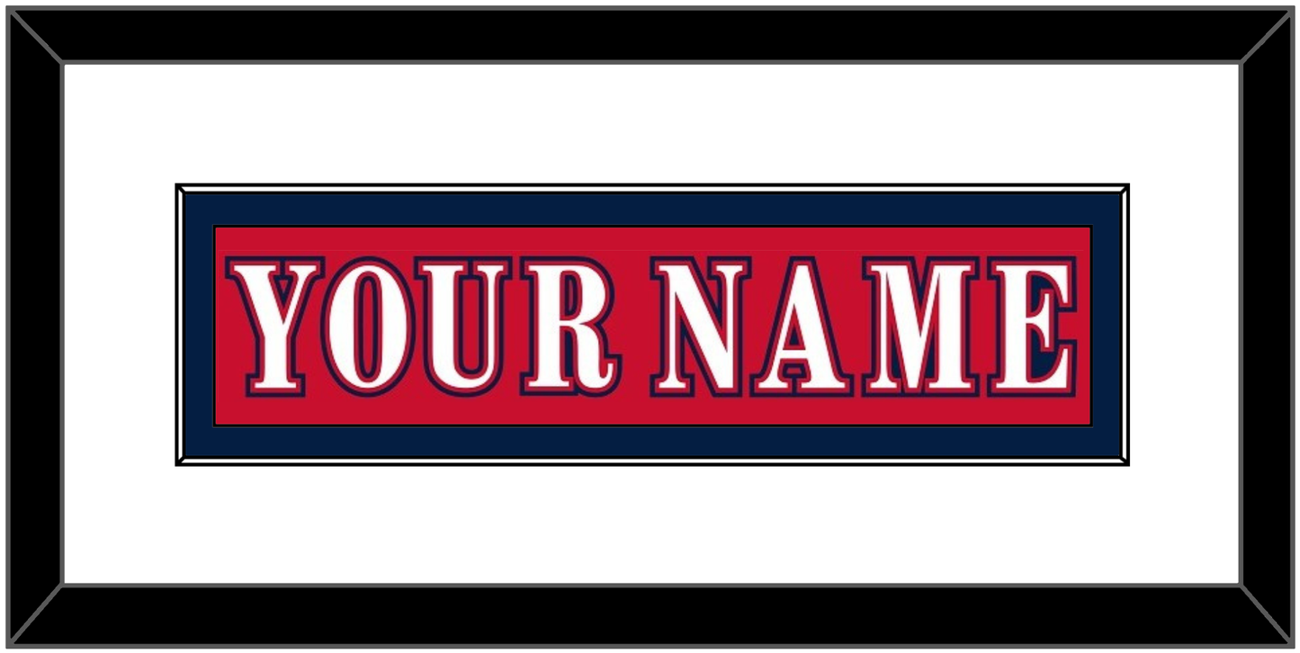 Washington Nameplate - Reverse Retro Red (2020-2021) - Essential Tier 2
