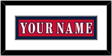 Washington Nameplate - Reverse Retro Red (2020-2021) - Single Mat 2