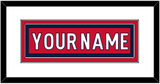 Washington Nameplate - Home Red - Double Mat 1