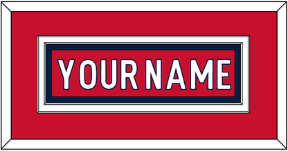 Washington Nameplate - Home Red - Signature Tier 2