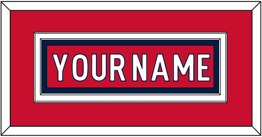 Washington Nameplate - Home Red - Signature Tier 2