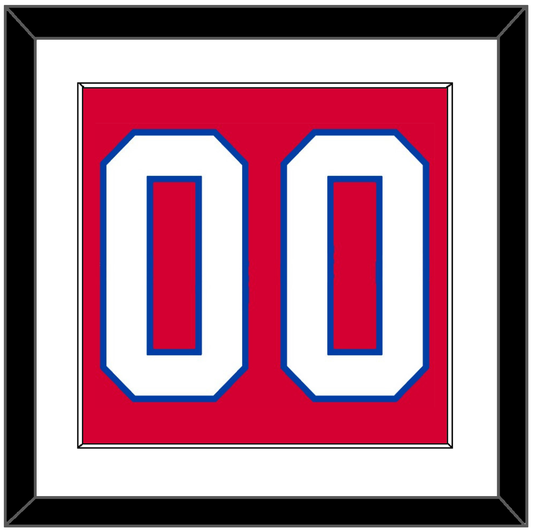 Washington Number (Back) - Alternate Red (2018-2020) - Essential Tier 1