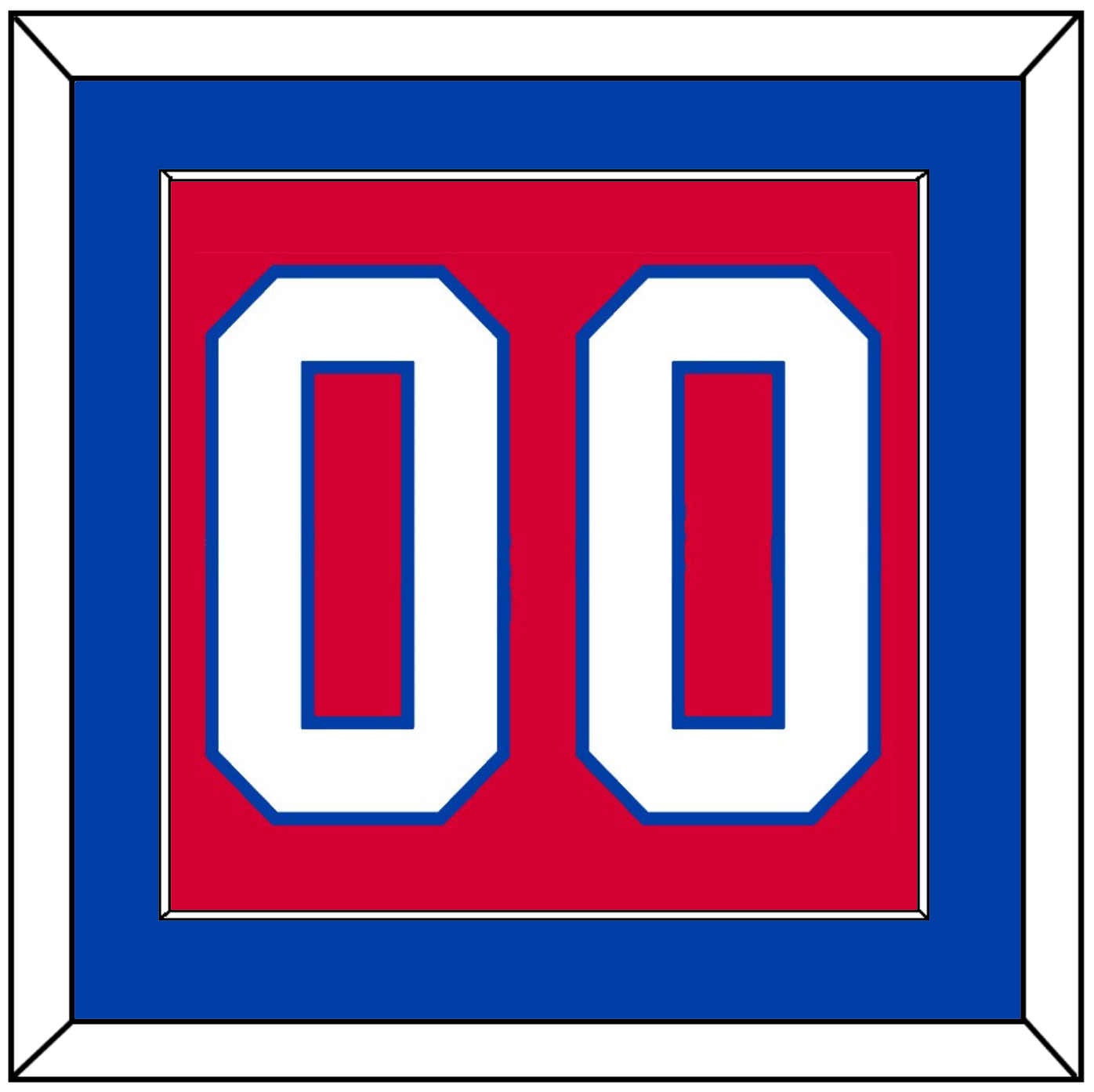 Washington Number (Back) - Alternate Red (2015-2017) - Essential Tier 2