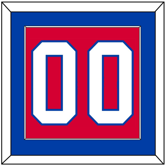 Washington Number (Back) - Alternate Red (2015-2017) - Essential Tier 2