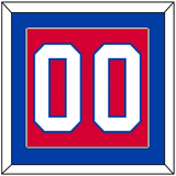 Washington Number (Back) - Alternate Red (2018-2020) - Single Mat 2