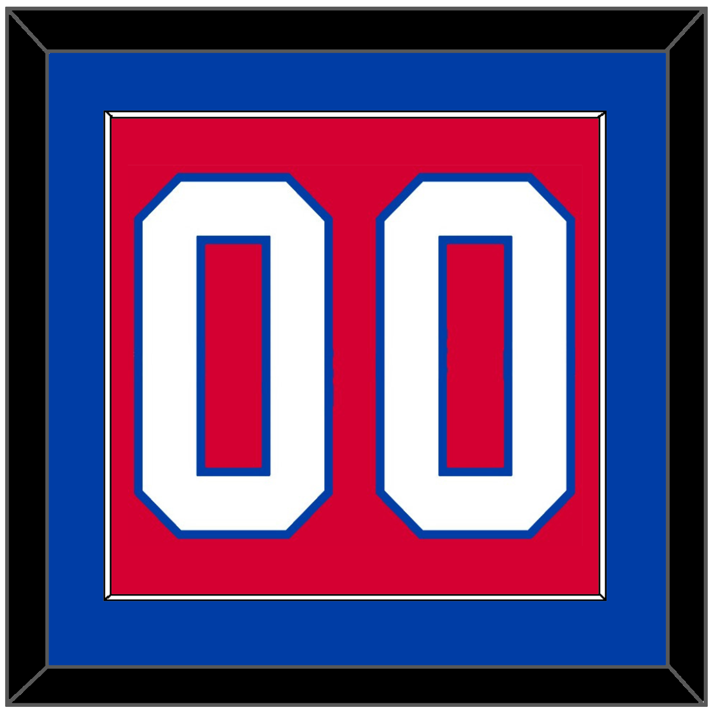 Washington Number (Back) - Alternate Red (2015-2017) - Essential Tier 2