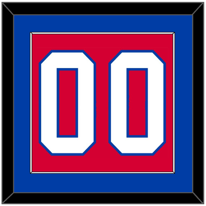 Washington Number (Back) - Alternate Red (2015-2017) - Essential Tier 2