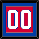 Washington Number (Back) - Alternate Red (2015-2017) - Single Mat 2