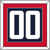 Washington Number (Back) - Alternate Blue (2021-2024) - Single Mat 2