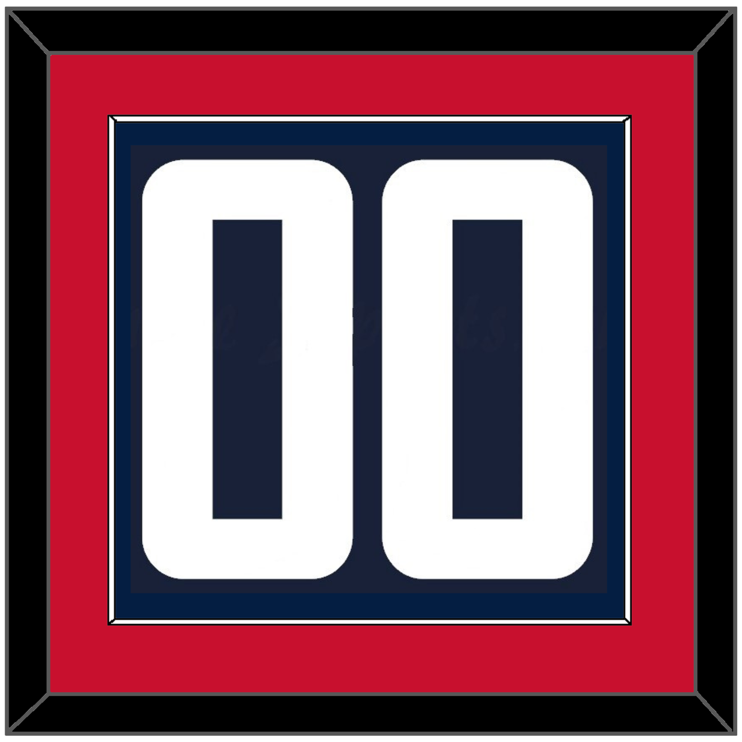 Washington Number (Back) - Alternate Blue (2021-2024) - Essential Tier 2