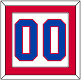 Washington Number (Back) - Home White (1979-1987) - Single Mat 1