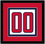 Washington Number (Back) - Road White - Double Mat 3