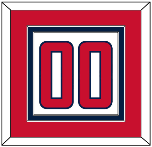 Washington Number (Back) - Road White - Signature Tier 3
