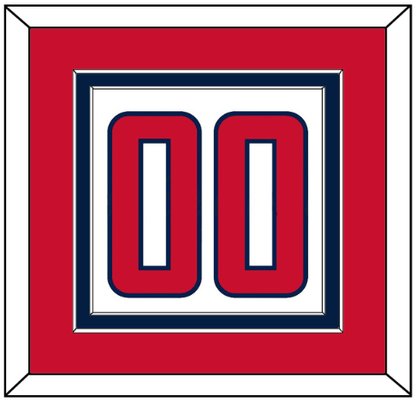 Washington Number (Back) - Road White - Signature Tier 3
