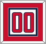 Washington Number (Back) - Road White - Double Mat 3
