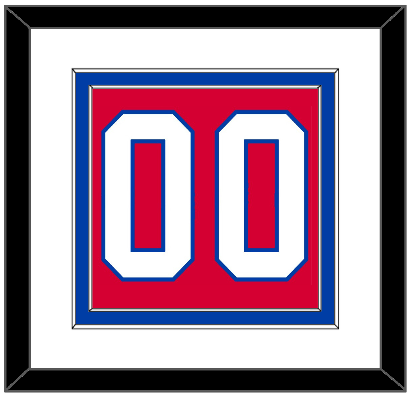 Washington Number (Back) - Alternate Red (2015-2017) - Signature Tier 1