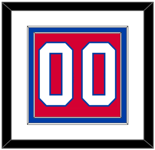 Washington Number (Back) - Alternate Red (2015-2017) - Signature Tier 1