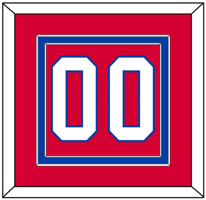 Washington Number (Back) - Alternate Red (2015-2017) - Signature Tier 2