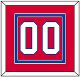 Washington Number (Back) - Alternate Red (2018-2020) - Double Mat 2