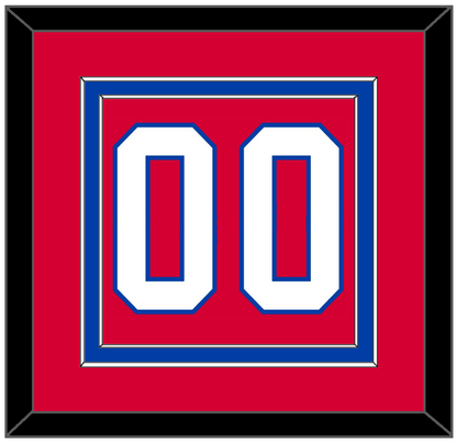 Washington Number (Back) - Alternate Red (2015-2017) - Signature Tier 2