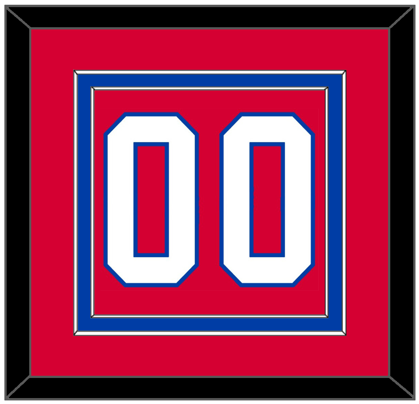 Washington Number (Back) - Alternate Red (2018-2020) - Signature Tier 2